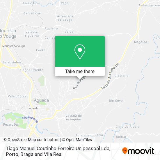 Tiago Manuel Coutinho Ferreira Unipessoal Lda mapa
