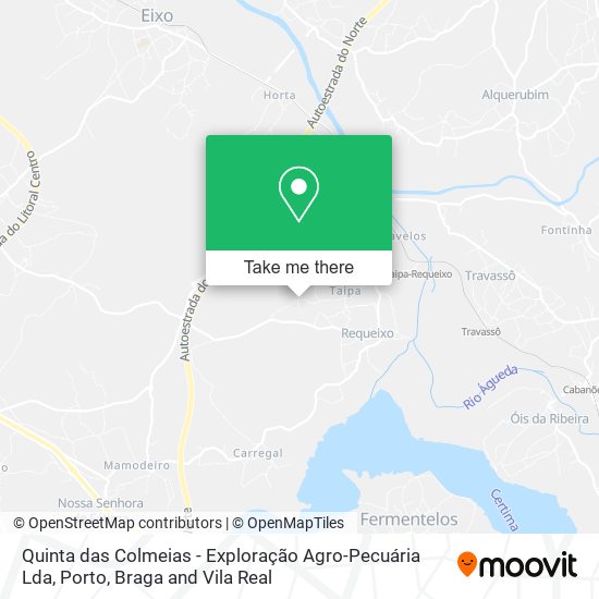 Quinta das Colmeias - Exploração Agro-Pecuária Lda map