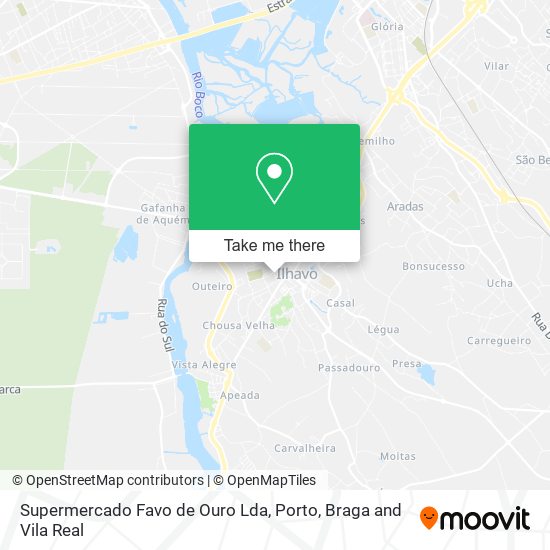 Supermercado Favo de Ouro Lda map