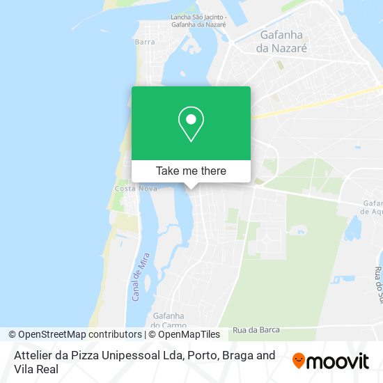 Attelier da Pizza Unipessoal Lda mapa