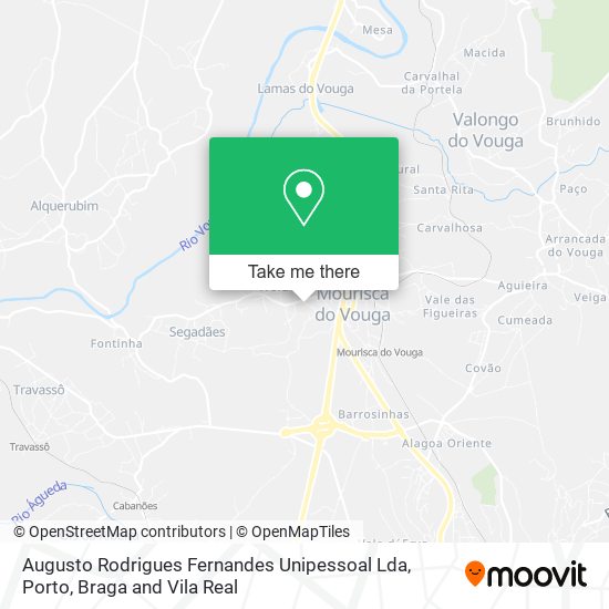 Augusto Rodrigues Fernandes Unipessoal Lda mapa