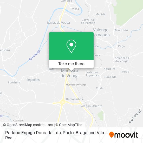 Padaria Espiga Dourada Lda mapa