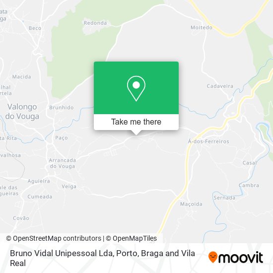 Bruno Vidal Unipessoal Lda mapa
