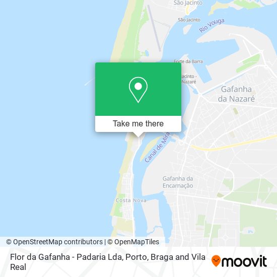 Flor da Gafanha - Padaria Lda mapa