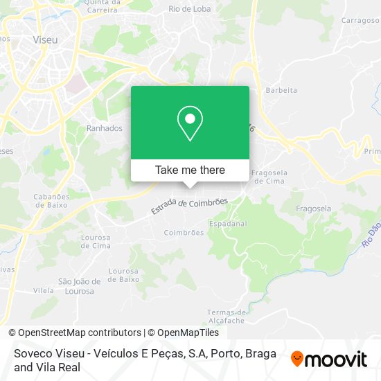 Soveco Viseu - Veículos E Peças, S.A map