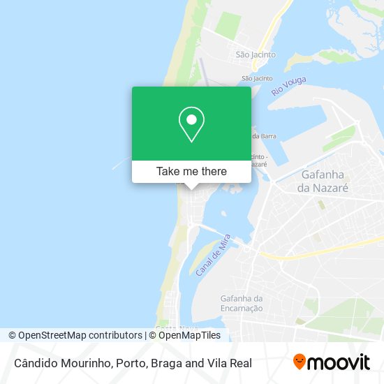 Cândido Mourinho mapa