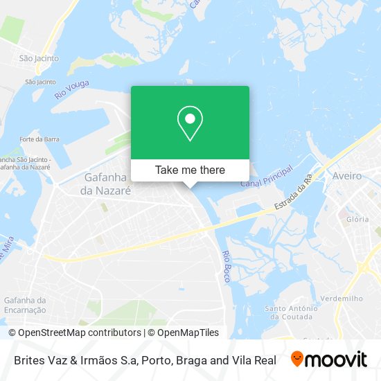 Brites Vaz & Irmãos S.a mapa