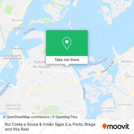 Rui Costa e Sousa & Irmão Sgps S.a map