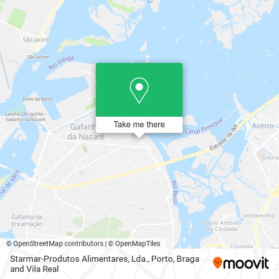 Starmar-Produtos Alimentares, Lda. mapa