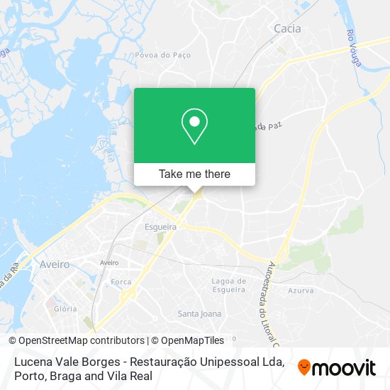 Lucena Vale Borges - Restauração Unipessoal Lda mapa