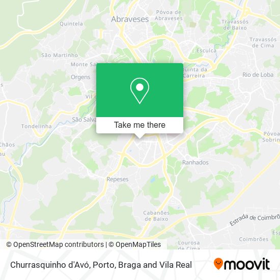 Churrasquinho d'Avó mapa