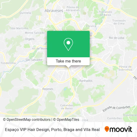 Espaço VIP Hair Design map