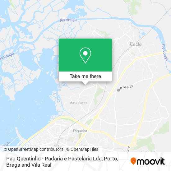 Pão Quentinho - Padaria e Pastelaria Lda map
