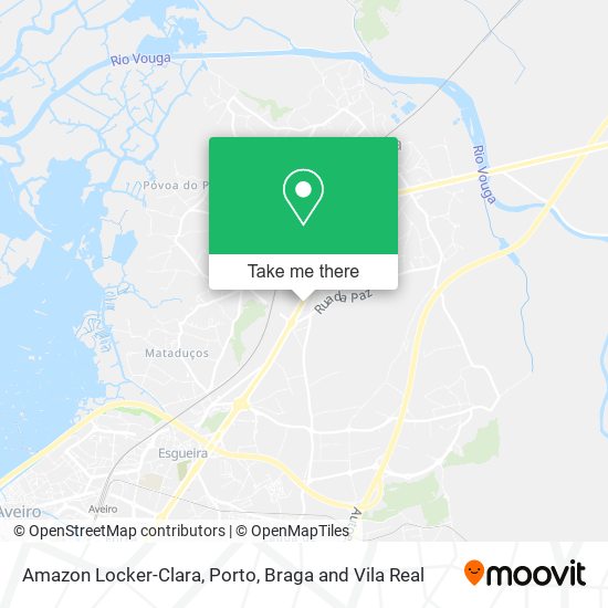 Amazon Locker-Clara map