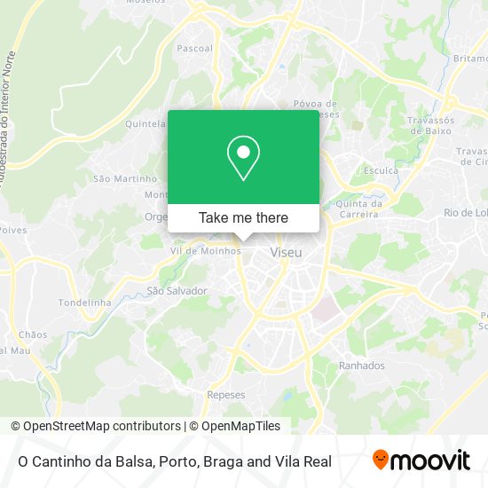 O Cantinho da Balsa mapa