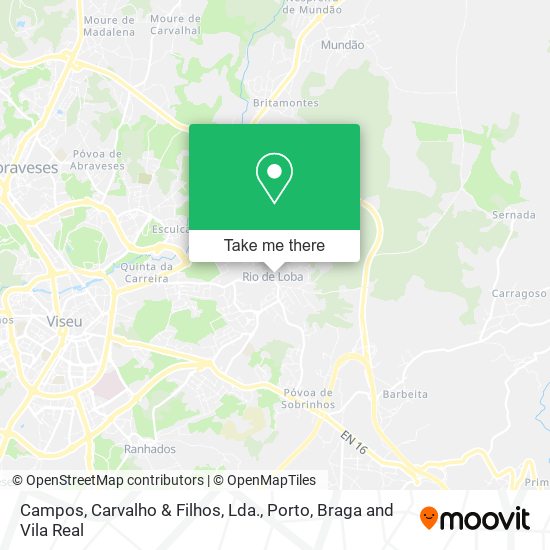 Campos, Carvalho & Filhos, Lda. map