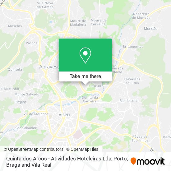 Quinta dos Arcos - Atividades Hoteleiras Lda map