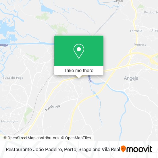 Restaurante João Padeiro mapa
