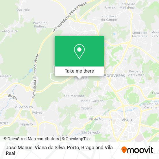 José Manuel Viana da Silva map
