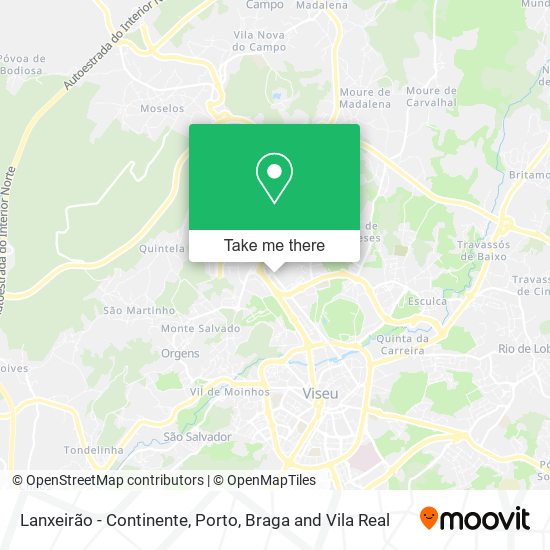 Lanxeirão - Continente map