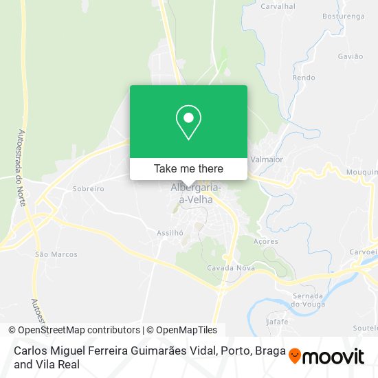 Carlos Miguel Ferreira Guimarães Vidal mapa