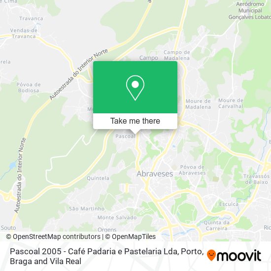 Pascoal 2005 - Café Padaria e Pastelaria Lda mapa