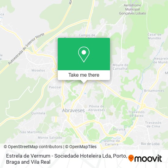 Estrela de Vermum - Sociedade Hoteleira Lda mapa