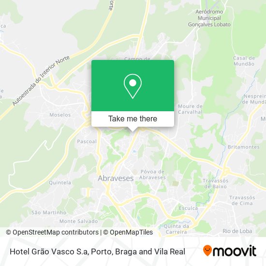 Hotel Grão Vasco S.a map