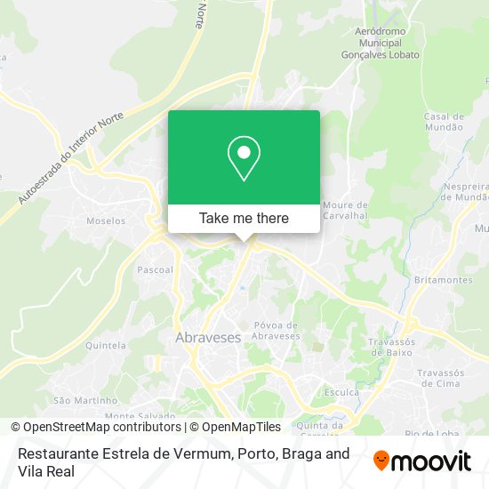 Restaurante Estrela de Vermum map
