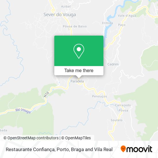 Restaurante Confiança map