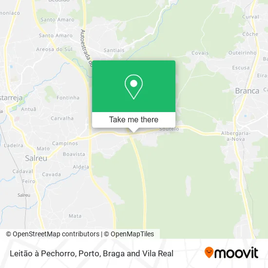 Leitão à Pechorro map