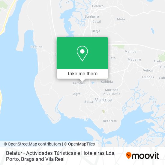 Belatur - Actividades Túristicas e Hoteleiras Lda mapa