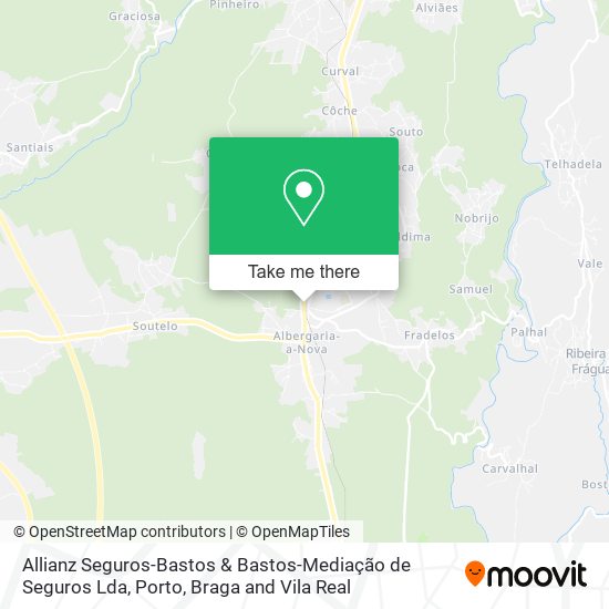 Allianz Seguros-Bastos & Bastos-Mediação de Seguros Lda map