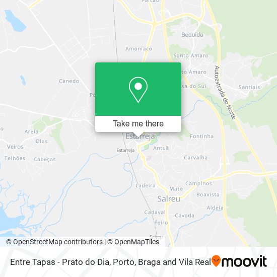 Entre Tapas - Prato do Dia map