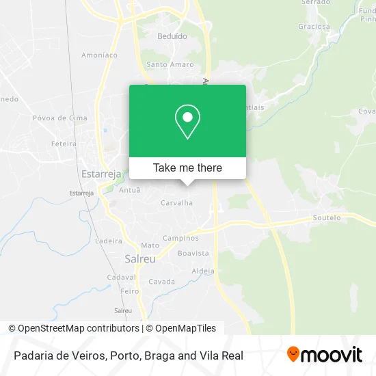 Padaria de Veiros map