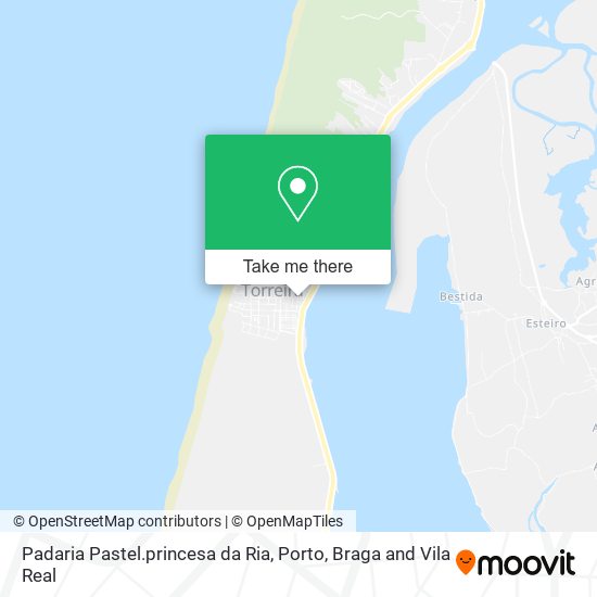 Padaria Pastel.princesa da Ria map