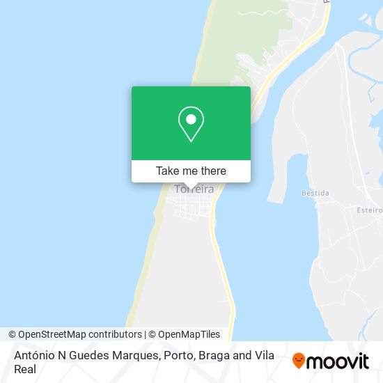 António N Guedes Marques map
