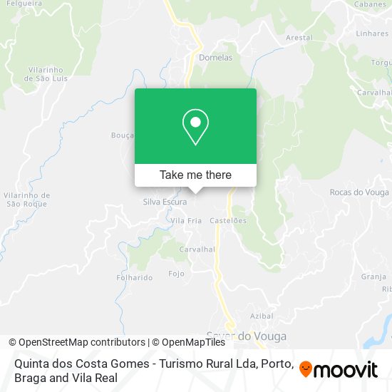 Quinta dos Costa Gomes - Turismo Rural Lda mapa