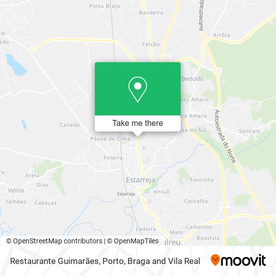 Restaurante Guimarães mapa