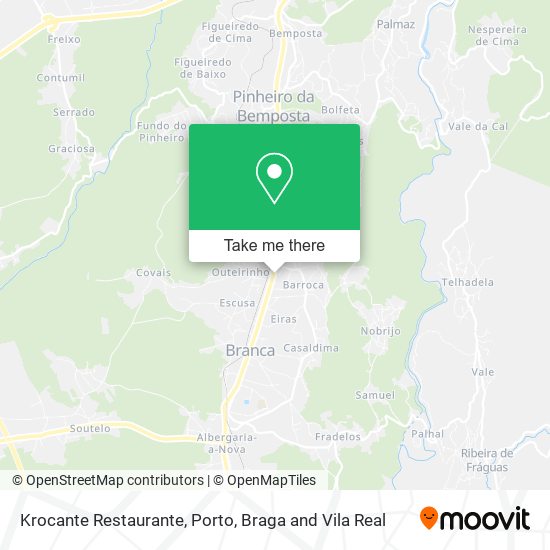 Krocante Restaurante mapa