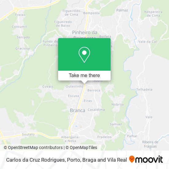 Carlos da Cruz Rodrigues map