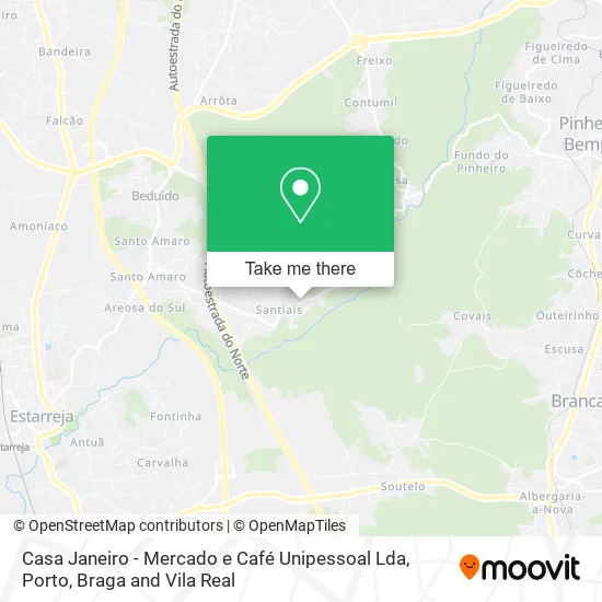 Casa Janeiro - Mercado e Café Unipessoal Lda map