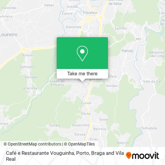 Café e Restaurante Vouguinha map