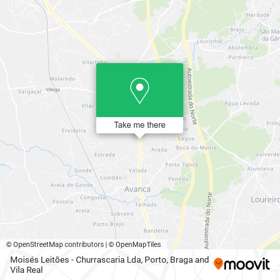 Moisés Leitões - Churrascaria Lda mapa