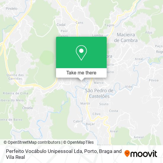 Perfeito Vocábulo Unipessoal Lda mapa