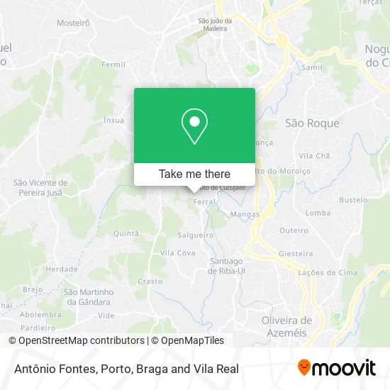 Antônio Fontes map