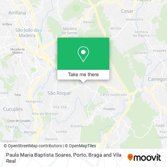 Paula Maria Baptista Soares map