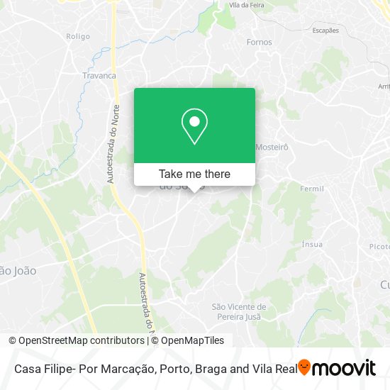 Casa Filipe- Por Marcação map