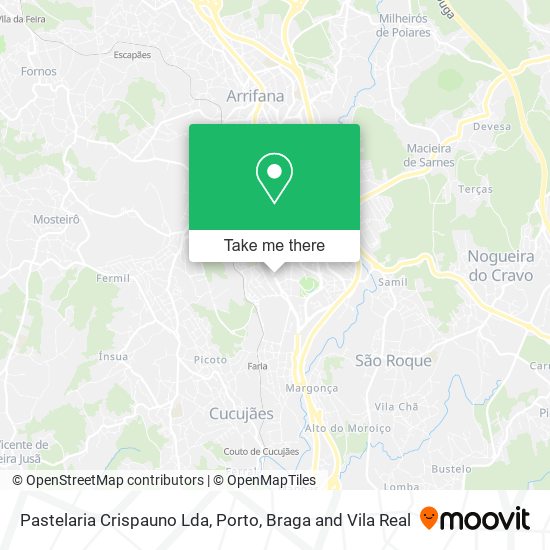 Pastelaria Crispauno Lda mapa