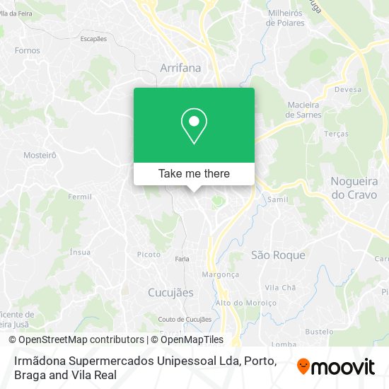 Irmãdona Supermercados Unipessoal Lda mapa